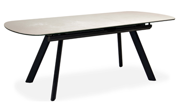 Кухонный стол раздвижной Шамони 3CQ 180х95 (Oxide Avorio/Графит) в Абакане - предосмотр 1
