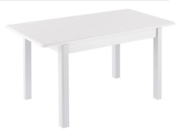 Кухонный стол раскладной Айсберг-01 МДФ, белый МДФ/40 массив прямые белые в Абакане