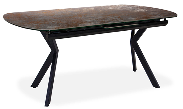 Раздвижной стол Шамони 3CX 180х95 (Oxide Nero/Графит) в Абакане - изображение