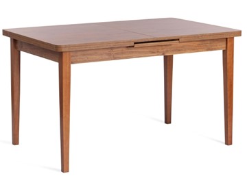 Кухонный раскладной стол AISHA (mod. 1151) ЛДСП+меламин/дерево граб, 130+35х80х75, walnut (орех) арт.19485 в Абакане