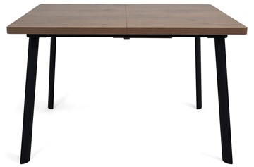 Кухонный стол раскладной Дали-1L(ноги черные, дуб табако) в Абакане - предосмотр 1