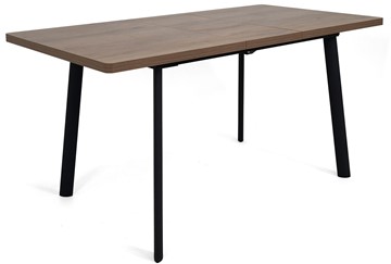 Кухонный стол раскладной Дали-1L(ноги черные, дуб табако) в Абакане - предосмотр 3