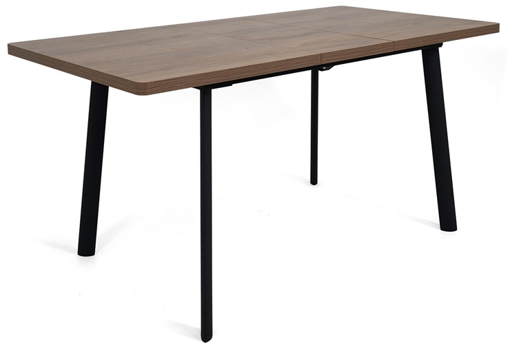 Кухонный стол раскладной Дали-1L(ноги черные, дуб табако) в Абакане - изображение 3