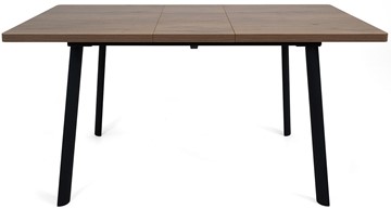 Кухонный стол раскладной Дали-1L(ноги черные, дуб табако) в Абакане - предосмотр 5