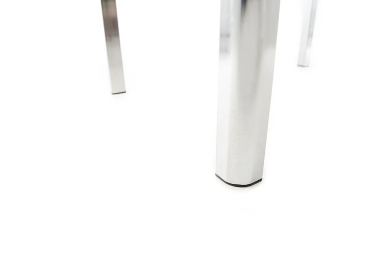 Кухонный раскладной стол Гамбург исп. мини, Пластик (Дерево темное, опоры хром) в Абакане - изображение 4