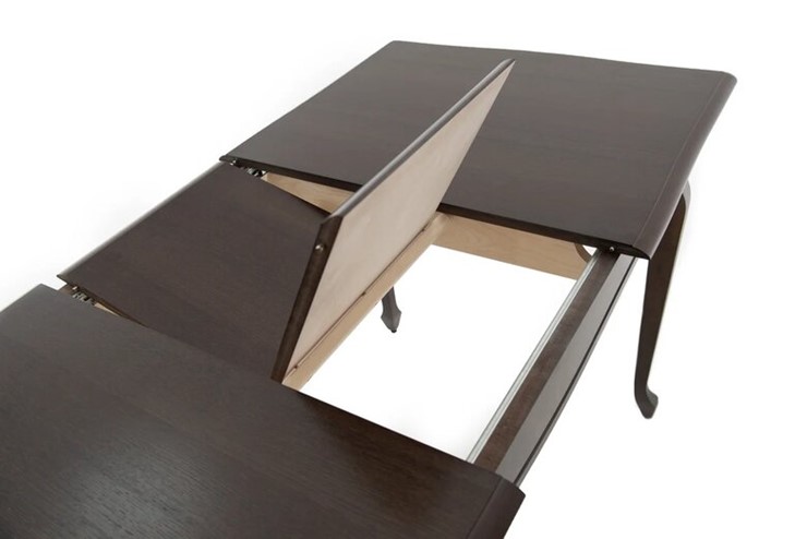 Кухонный раскладной стол Кабриоль 1200х800, (Тон 7 - Орех тёмный) Морилка/Эмаль в Абакане - изображение 8