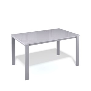 Кухонный раскладной стол Kenner LL1200 серый/стекло серое глянец в Абакане