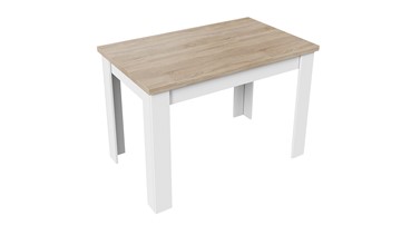 Кухонный стол раскладной Промо тип 4 (Белый/Дуб сонома светлый) в Абакане