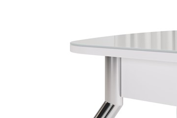 Обеденный раздвижной стол Танго, белый/геометрия в Абакане - предосмотр 5