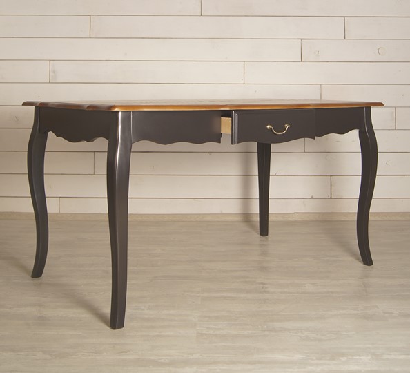 Кухонный стол Leontina с ящиком (ST9337MBLK) Черный в Абакане - изображение 3