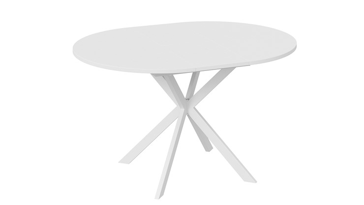 Кухонный стол Мэдисон Тип 1 (Белый муар, Белый) в Абакане - изображение 3
