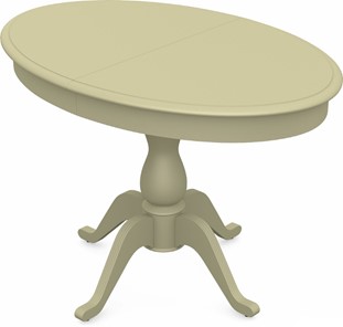 Кухонный раскладной стол Фабрицио-1 исп. Эллипс, Тон 10 Покраска + патина (в местах фрезеровки) в Абакане