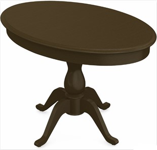 Обеденный раздвижной стол Фабрицио-1 исп. Эллипс, Тон 5 Покраска + патина с прорисовкой (на столешнице) в Абакане