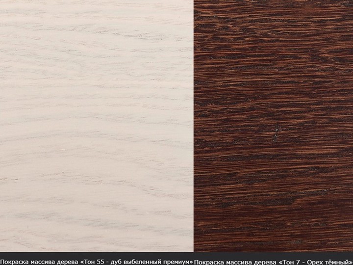 Кухонный стол раздвижной Прага исп.1, тон 7 Покраска + патина (в местах фрезеровки) в Абакане - изображение 12