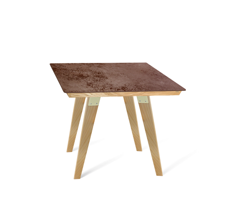 Кухонный обеденный стол SHT-TU16 (4 шт.)/ТT8 60/60 (прозрачный лак/прозрачный лак/коричневая сепия) в Абакане - изображение