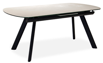 Кухонный стол раздвижной Шамони 3CQ 180х95 (Oxide Avorio/Графит) в Абакане - предосмотр