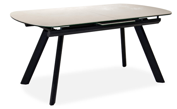 Кухонный стол раздвижной Шамони 2CQ 160х90 (Oxide Avorio/Графит) в Абакане - изображение
