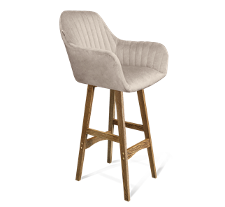 Барный стул SHT-ST38-1 / SHT-S65 (лунный мрамор/дуб брашированный коричневый) в Абакане