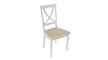 Обеденный стул Лион 2 (Белый матовый/тк № 108) в Абакане