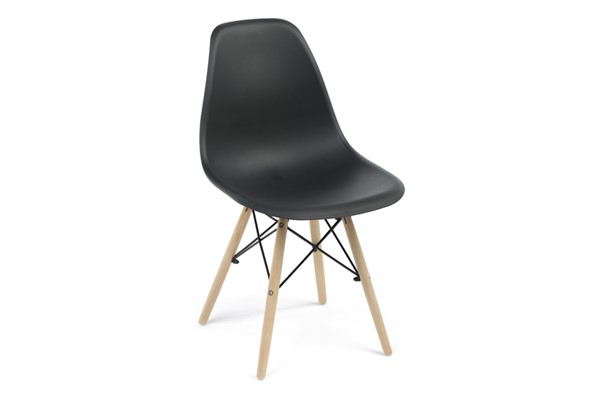 Обеденный стул DSL 110 Wood (черный) в Абакане - изображение