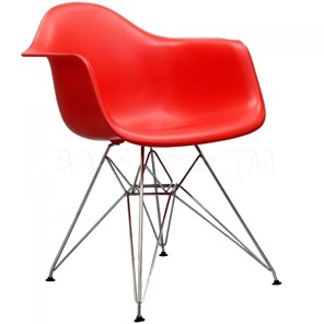 Обеденный стул DSL 330 Chrom (красный) в Абакане