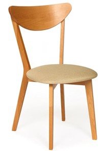 Обеденный стул MAXI (Макси), бук/ткань 86x48,5x54,5 Бежевый/ натуральный бук арт.19593 в Абакане