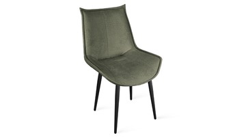 Обеденный стул Тейлор Исп. 2 К1С (Черный муар/Микровелюр Jercy Deep Green) в Абакане