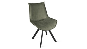 Обеденный стул Тейлор Исп. 2 К2 (Черный муар/Микровелюр Jercy Deep Green) в Абакане