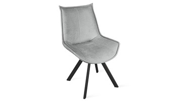 Обеденный стул Тейлор Исп. 2 К2 (Черный муар/Микровелюр Jercy Silver) в Абакане