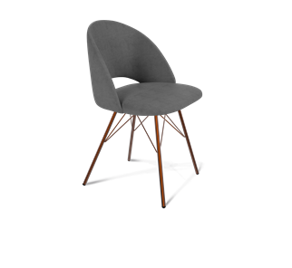 Обеденный стул SHT-ST34 / SHT-S37 (платиново-серый/медный металлик) в Абакане