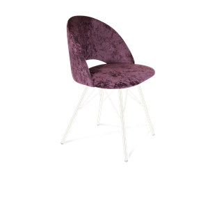 Обеденный стул SHT-ST34 / SHT-S37 (вишневый джем/белый муар) в Абакане