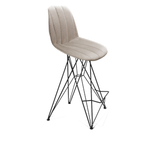 Полубарный стул SHT-ST29-С22 / SHT-S66-1 (лунный камень/черный муар) в Абакане