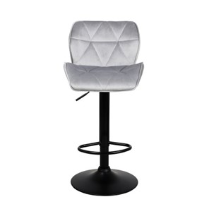 Барный стул Кристалл  WX-2583 белюр серый в Абакане
