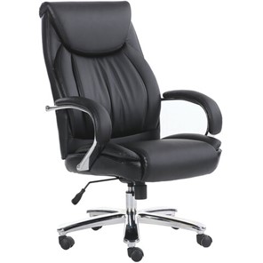 Кресло компьютерное Brabix Premium Advance EX-575 (хром, экокожа, черное) 531825 в Абакане