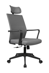 Кресло компьютерное Riva Chair А818 (Серый) в Абакане