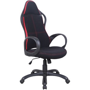 Офисное кресло Brabix Premium Force EX-516 (ткань, черное/вставки красные) 531571 в Абакане