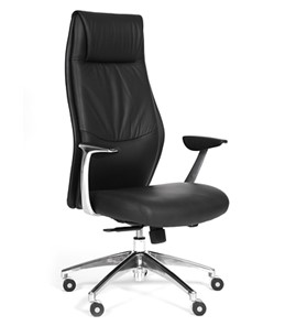 Кресло офисное CHAIRMAN Vista Экокожа премиум черная в Абакане - предосмотр