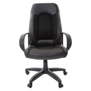 Офисное кресло Brabix Strike EX-525 (экокожа черная, ткань черная, TW) в Абакане