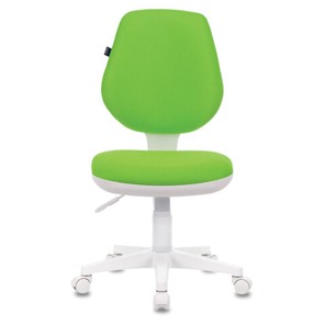 Офисное кресло Brabix Fancy MG-201W (без подлокотников, пластик белый, салатовое) 532414 в Абакане - предосмотр 1