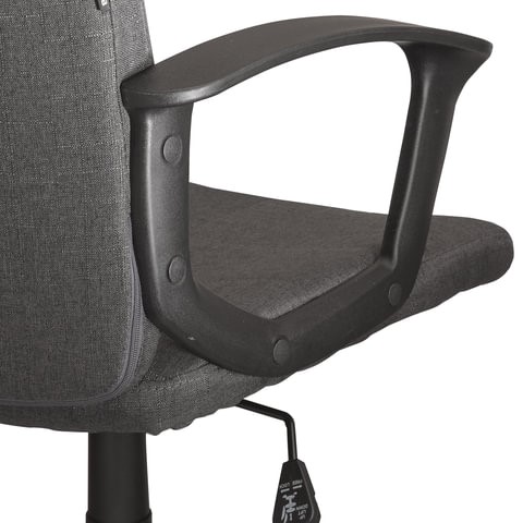 Кресло офисное Brabix Focus EX-518 (ткань, серое) 531576 в Абакане - изображение 8