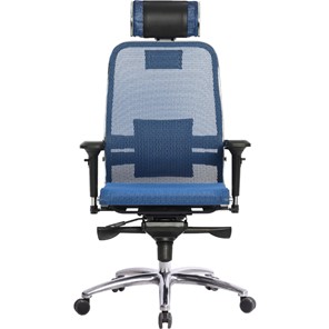 Офисное кресло Samurai S-3.04, синий в Абакане - предосмотр 1