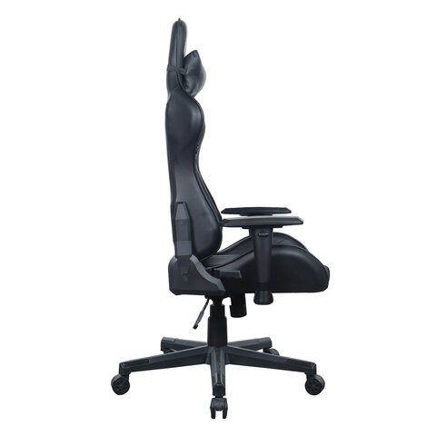Кресло компьютерное Brabix GT Carbon GM-115 (две подушки, экокожа, черное) 531932 в Абакане - изображение 1