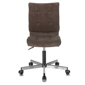 Офисное кресло Brabix Stream MG-314 (без подлокотников, пятилучие серебристое, ткань, коричневое) 532393 в Абакане - предосмотр 3