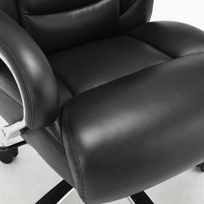 Кресло компьютерное Brabix Premium Pride HD-100 (натуральная кожа, черное) 531940 в Абакане - предосмотр 5