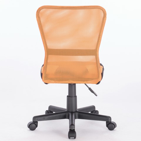 Кресло Brabix Smart MG-313 (без подлокотников, комбинированное, черное/оранжевое) 531844 в Абакане - изображение 4