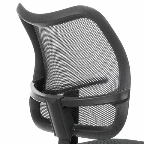 Кресло компьютерное Brabix Drive MG-350 (с подлокотниками, сетка, черное) 532082 в Абакане - изображение 6
