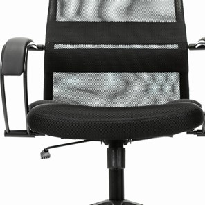 Офисное кресло Brabix Premium Stalker EX-608 PL (ткань-сетка/кожзам, черное) 532090 в Абакане - предосмотр 10