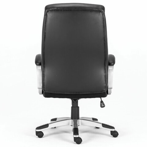 Кресло Brabix Premium Grand EX-501 (рециклированная кожа, черное) 531950 в Абакане - изображение 3