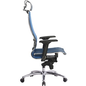 Офисное кресло Samurai S-3.04, синий в Абакане - предосмотр 2