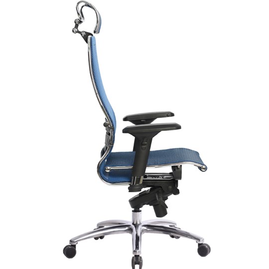 Офисное кресло Samurai S-3.04, синий в Абакане - изображение 2